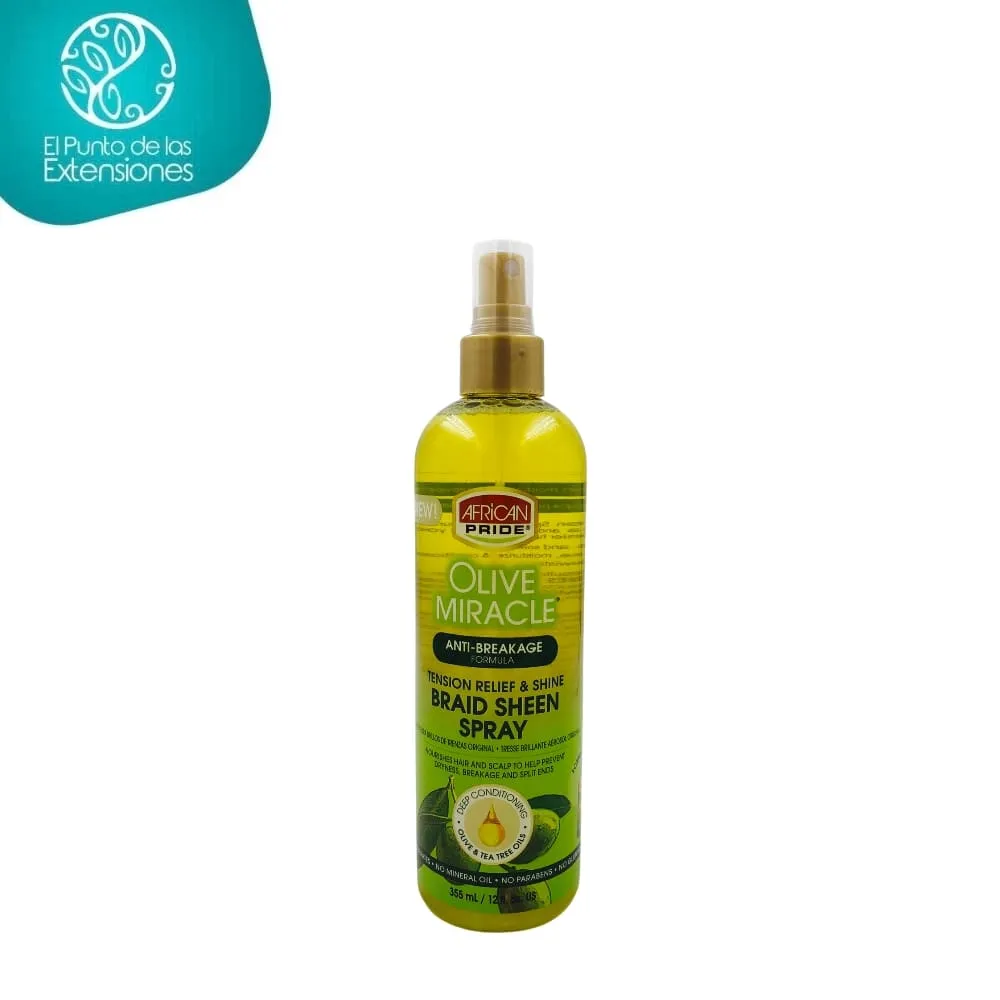 AFRICAN PRIDE SPRAY TRENZAS OLIVA