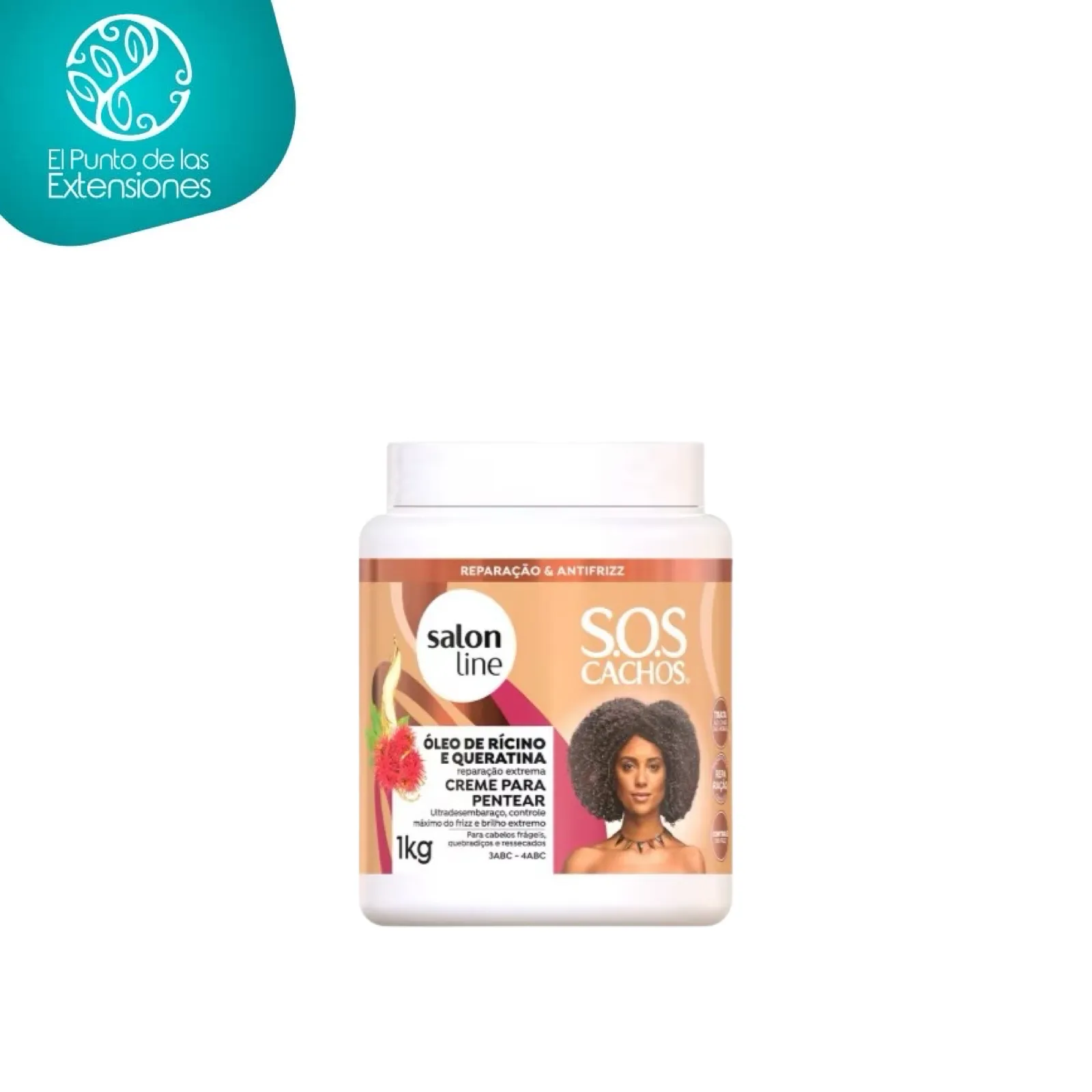 SALONLINE CREMA RICINO Y QUERATINA