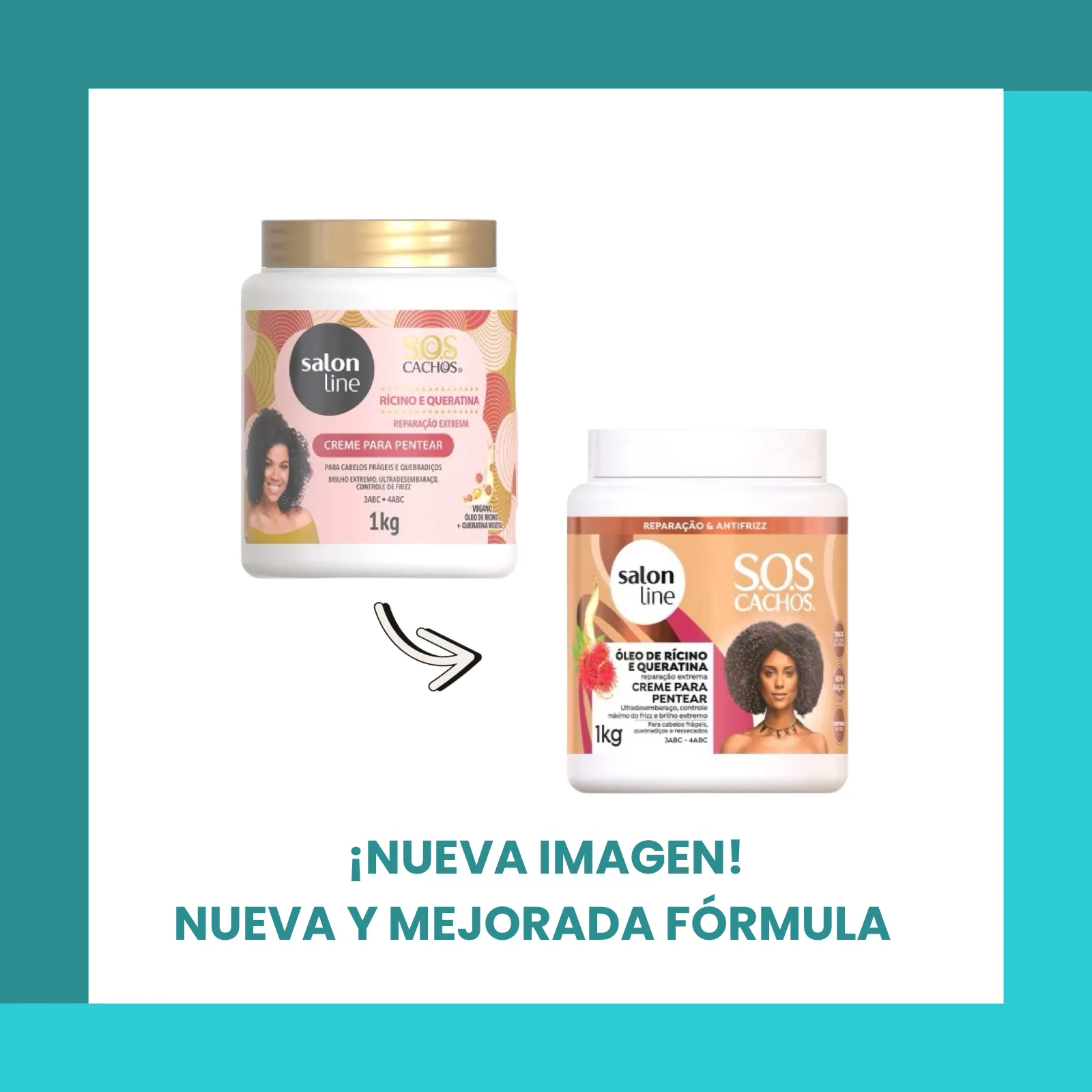 SALONLINE CREMA RICINO Y QUERATINA - Imagen 2